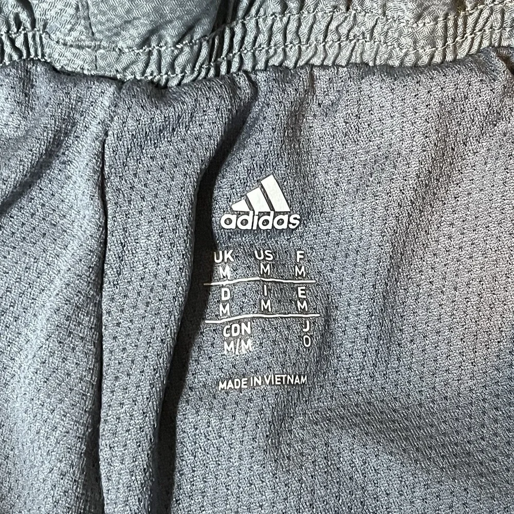 Adidas S86814 Men's Gray Wind Track Pants Size M Ankle Zip Diamond Ripstop